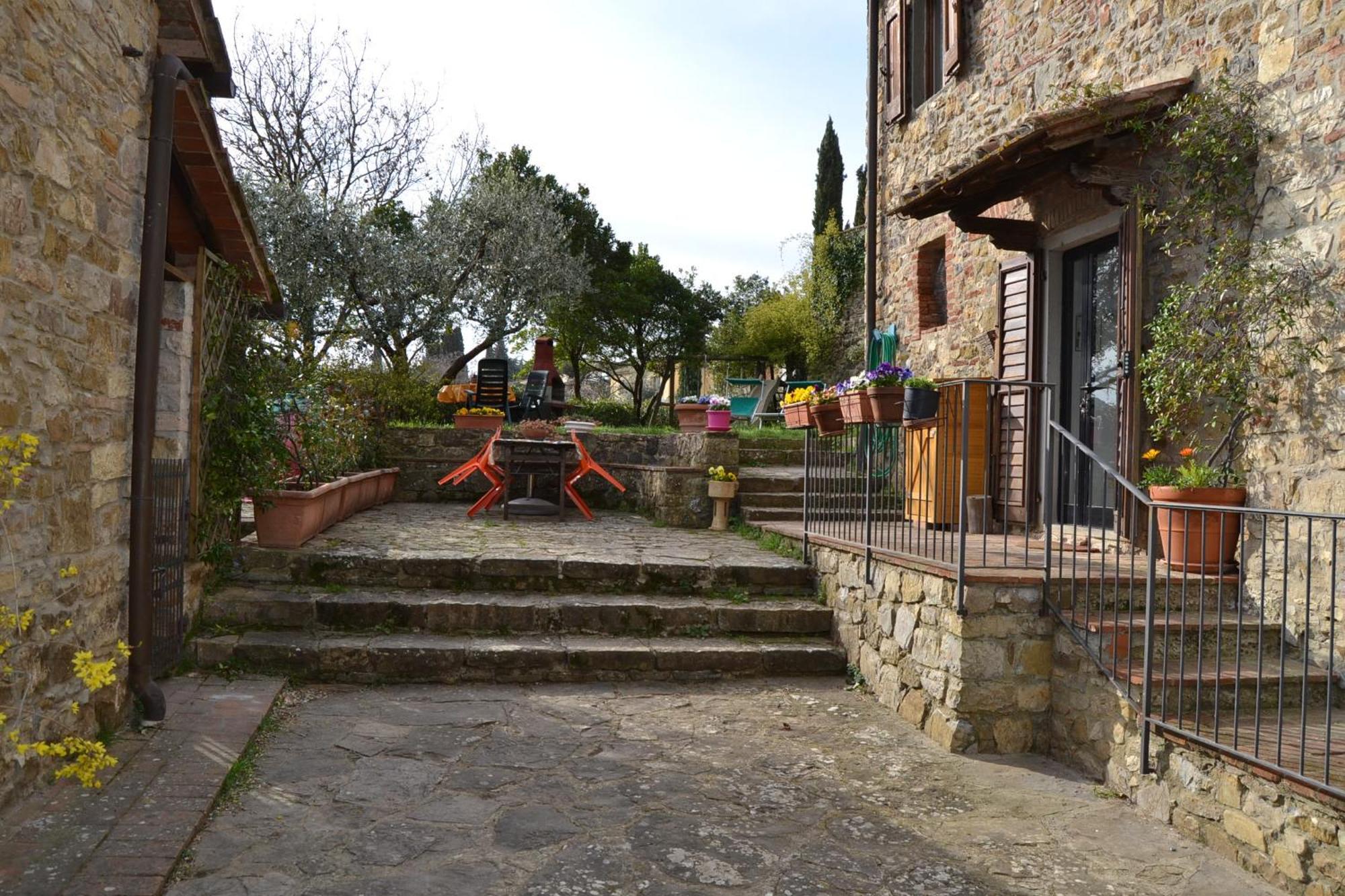 Agriturismo Podere La Casa Apartman Panzano in Chianti Kültér fotó